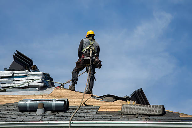 Professional Roof Replacement technician working in Germantown, IL
